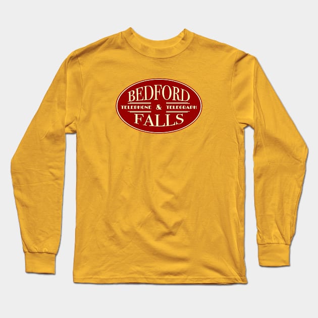 Bedford Falls Telephone Long Sleeve T-Shirt by Vandalay Industries